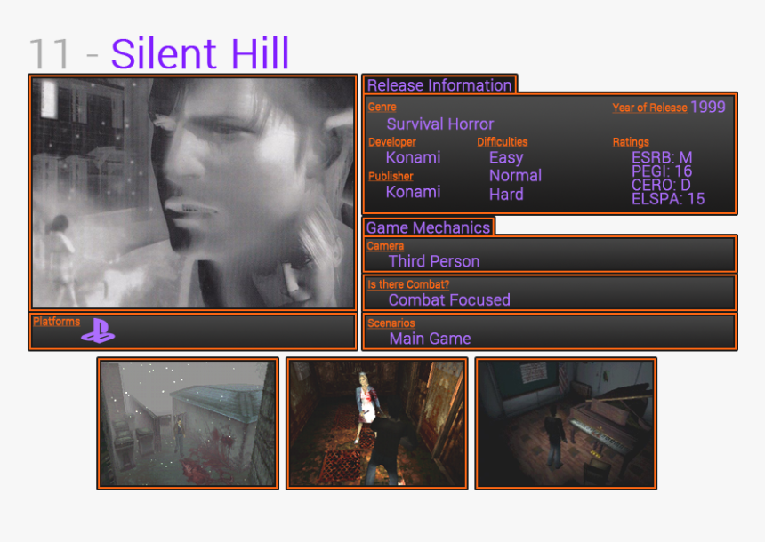 Silent Hill Ps1, HD Png Download, Free Download