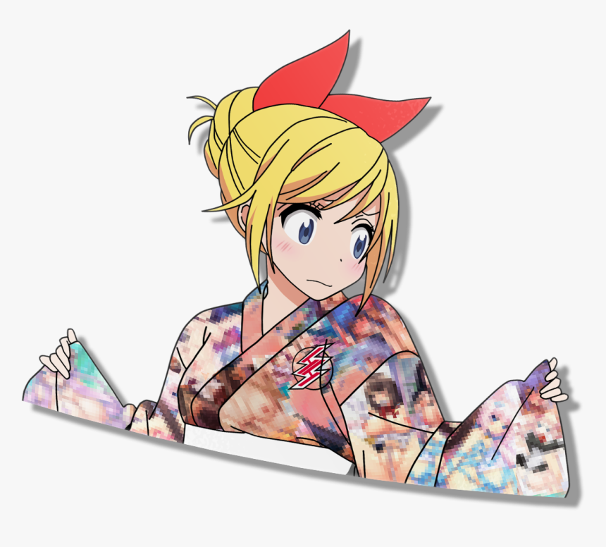 Image Of Kimono Chitoge - Cartoon, HD Png Download, Free Download