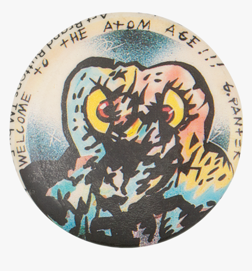 Welcome To The Atom Age Art Button Museum Art Button - Motif, HD Png Download, Free Download