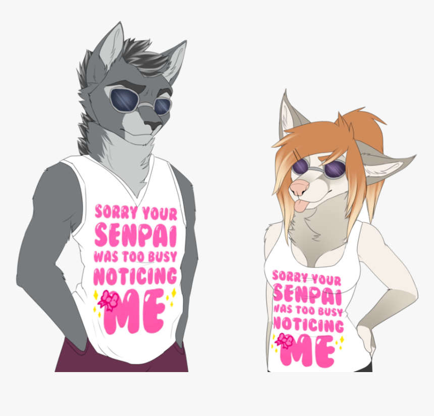 Your Senpai Does Not Notice , Png Download - Cartoon, Transparent Png, Free Download