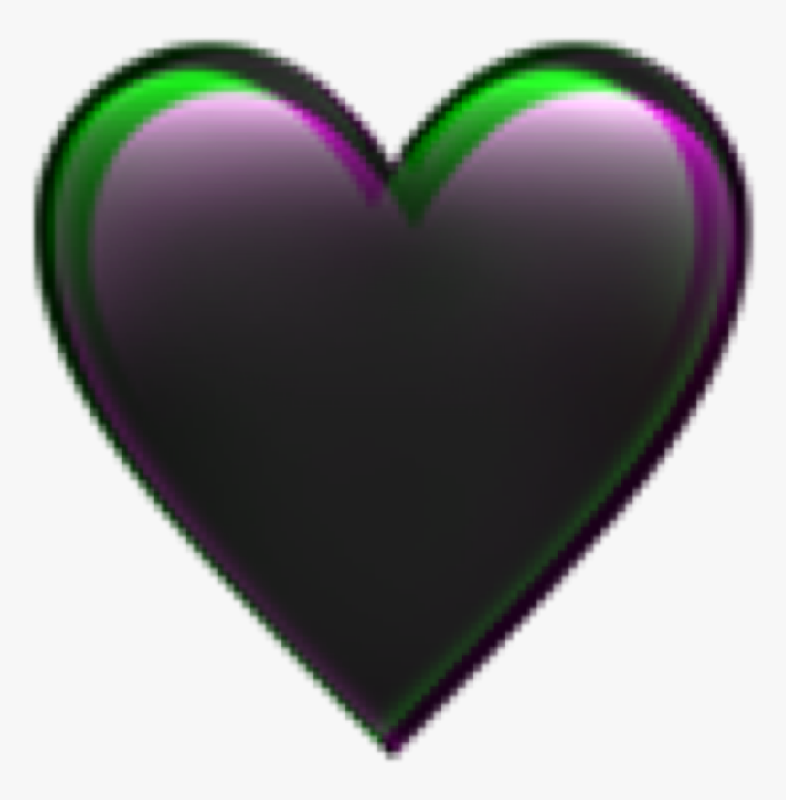 #heart #black #emoji - Heart, HD Png Download, Free Download