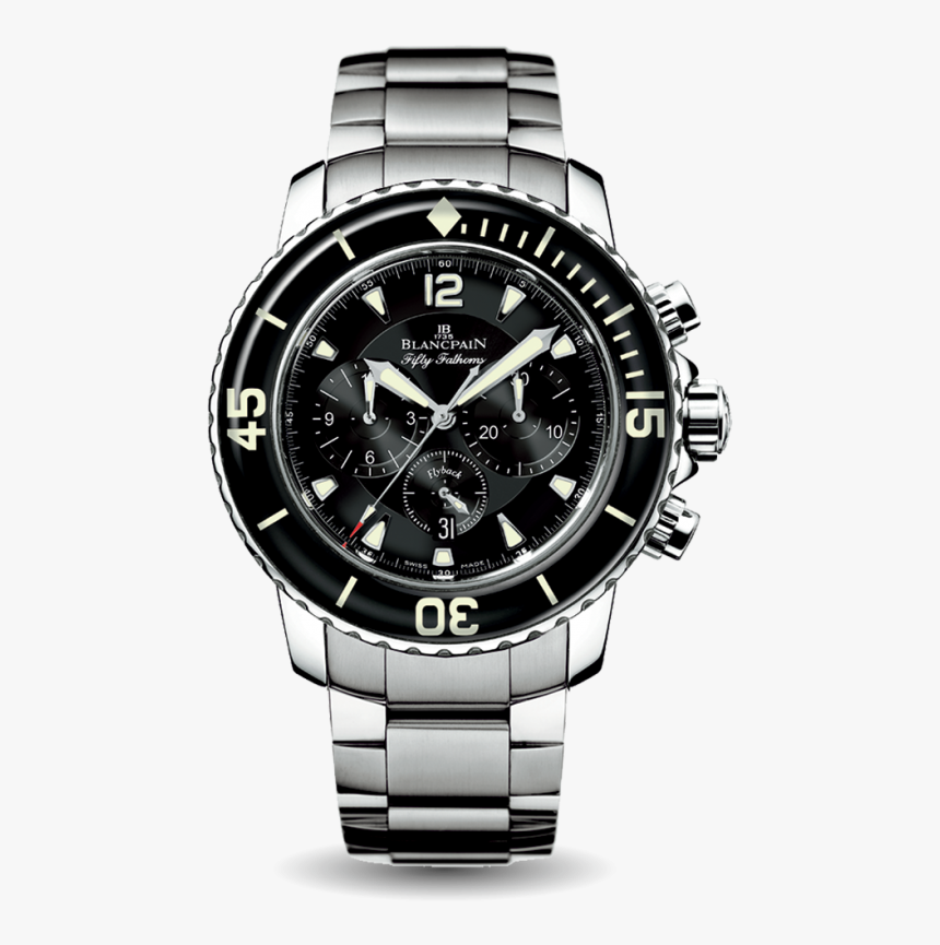 Vignette - Blancpain Fifty Fathoms Flyback Chronograph, HD Png Download, Free Download