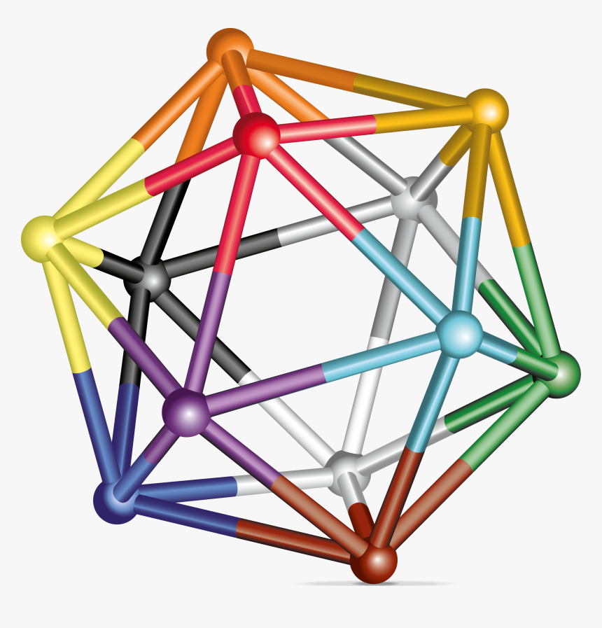 Malik Institute"s Icosahedron Graphic , Png Download - Malik Supersyntegration, Transparent Png, Free Download