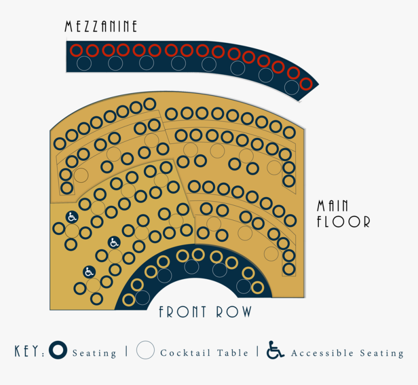 Cabaret Seating Diagram 02, HD Png Download, Free Download