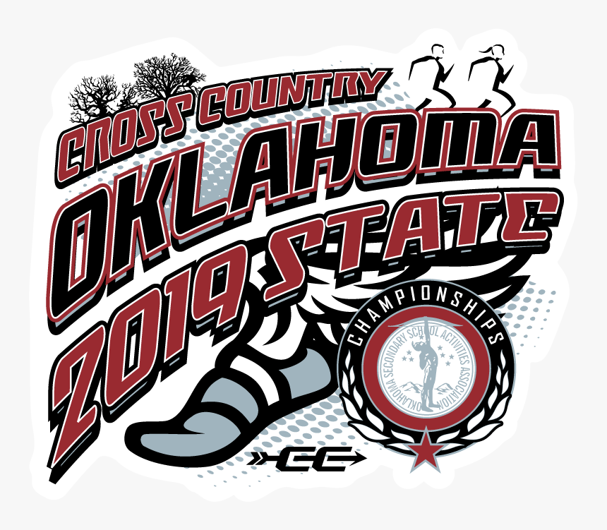 2019 Ossaa State Championship Cross Country Sticker"

 - Illustration, HD Png Download, Free Download