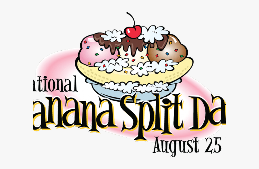 Banana Split Clipart Nut, HD Png Download, Free Download