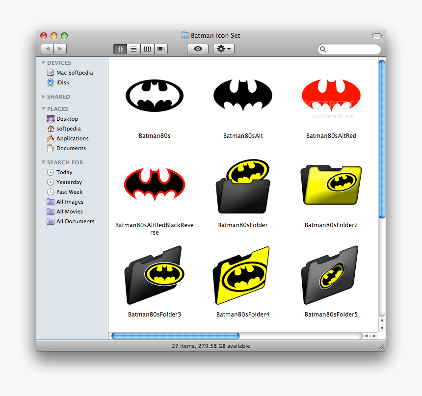 Batman Icons For Mac - Mac, HD Png Download - kindpng