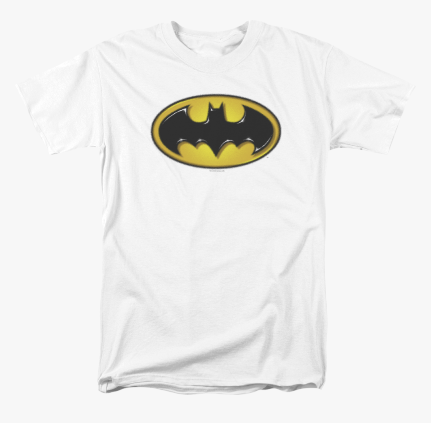 Airbrush Batman T-shirt - Emblem, HD Png Download - kindpng