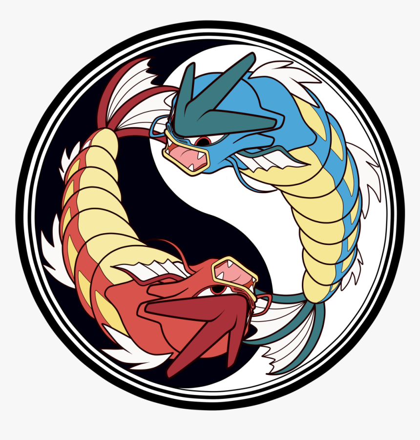 Yin Yang Gyarados, HD Png Download, Free Download