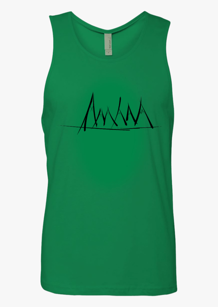 Mountain Brush Strokes Men"s Premium Tank Top - Active Tank, HD Png Download, Free Download