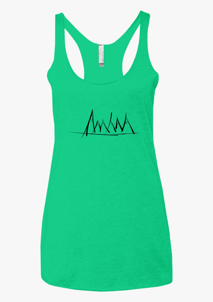 Mountain Brush Strokes Women"s Triblend Racerback Tank - Racerback, HD Png Download, Free Download