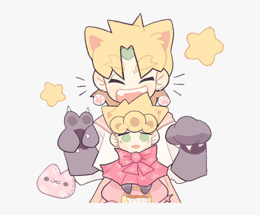 #dio Brando #giorno Giovanna #cat #cute #jjba - Dio Brando Cute, HD Png Download, Free Download