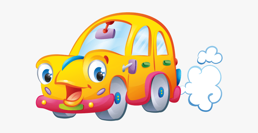 Car Cartoon Sticker Png, Transparent Png, Free Download