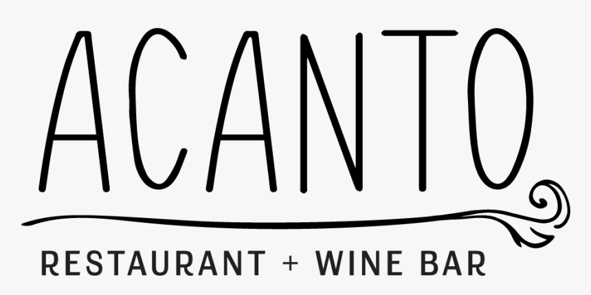 Acanto Restaurant Wine Bar - Calligraphy, HD Png Download, Free Download