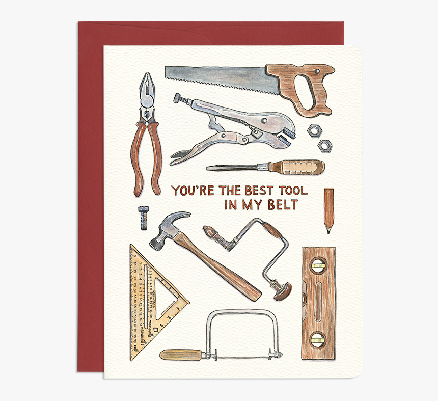 Best Tool Father"s Day Card - Father's Day Card Tools, HD Png Download, Free Download