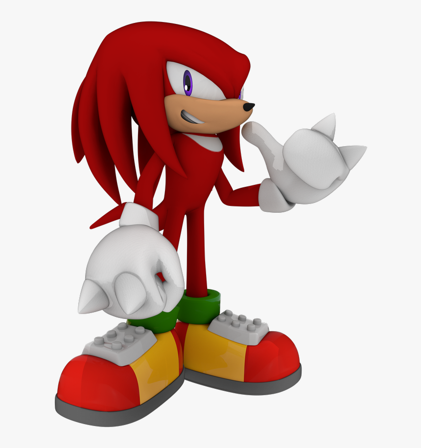 Knuckles The Echidna Render, HD Png Download, Free Download