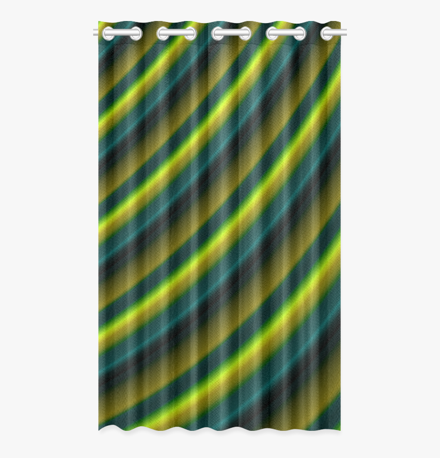 Lime Green Gradient Stripes New Window Curtain, HD Png Download, Free Download