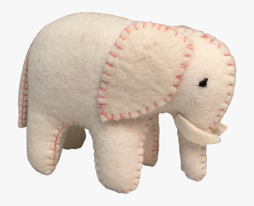 White Elephant - Pink Stitch - Indian Elephant, HD Png Download, Free Download