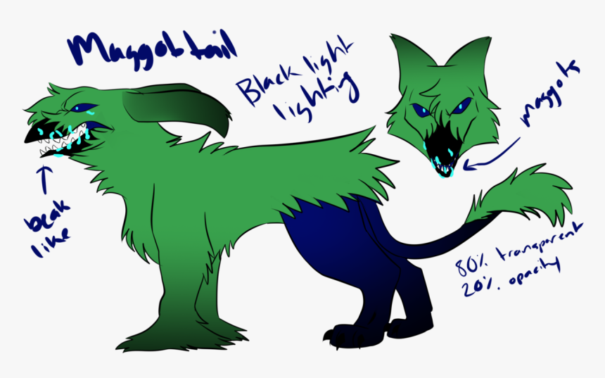 Oldest Dark Forest Cats Get Monstrous Forms 
maggottail’s - Cartoon, HD Png Download, Free Download