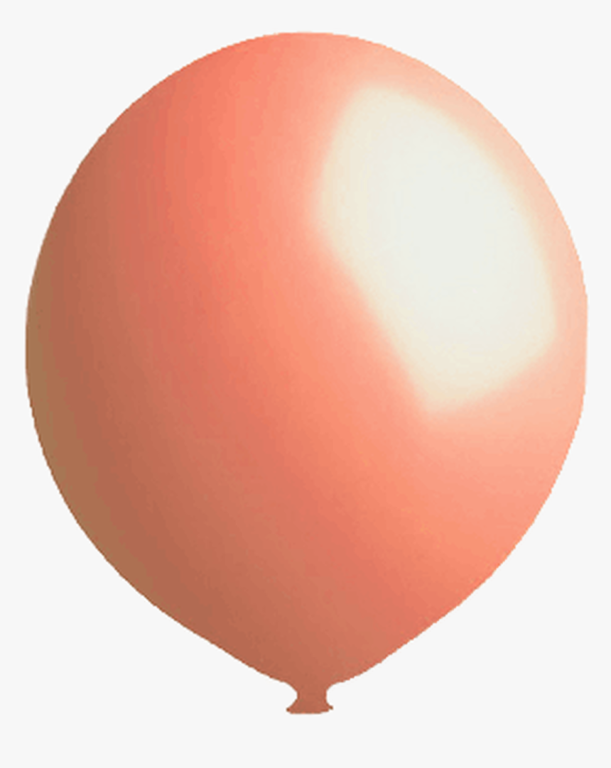 This 17-inch Coral Latex Balloon Is Great For Use As - Balloon, HD Png Download, Free Download