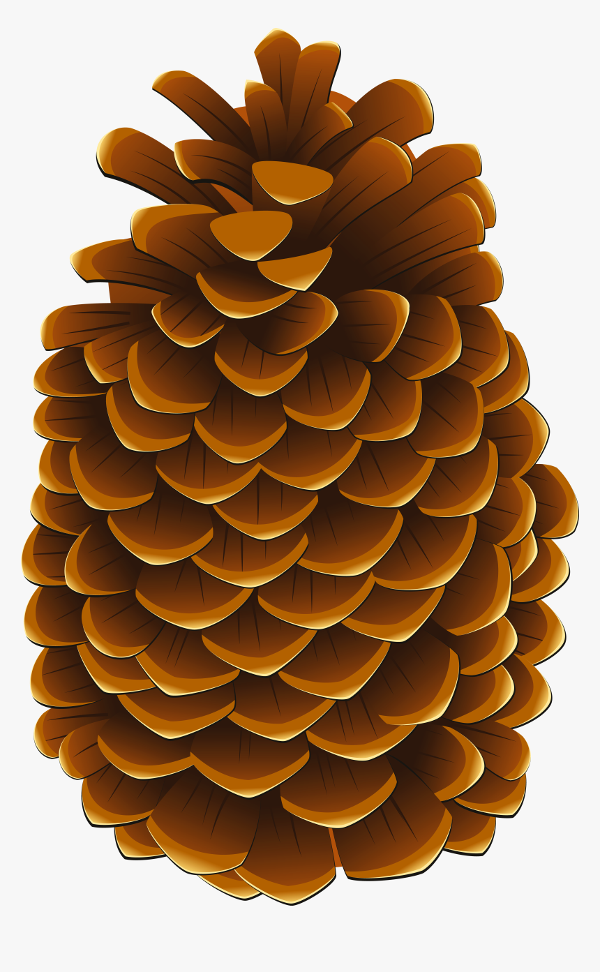 Pinecone Clipart Vector Black And White Pinecone Png - Pine Cone Clip Art, Transparent Png, Free Download