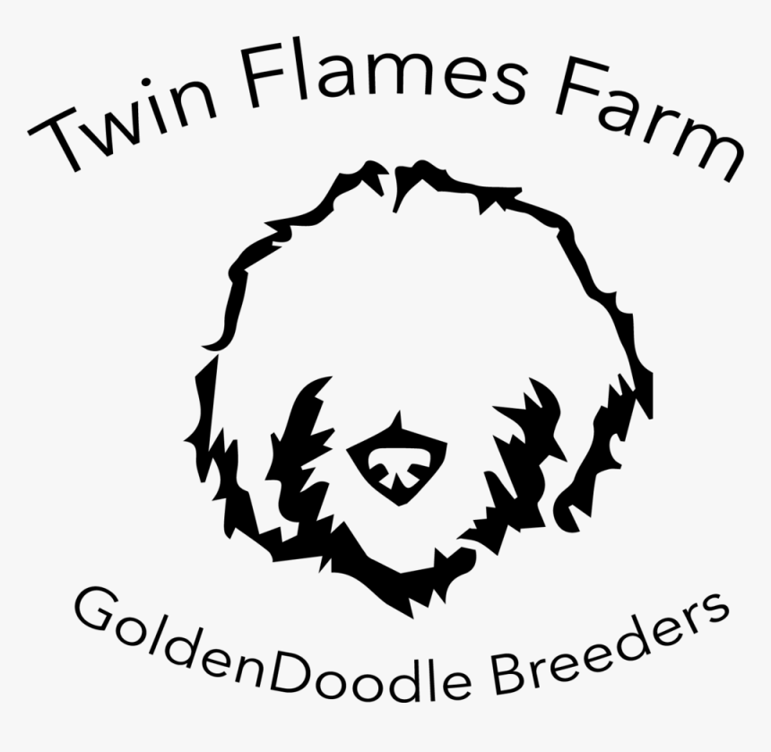 Twin Flames - Labradoodle Decal, HD Png Download, Free Download