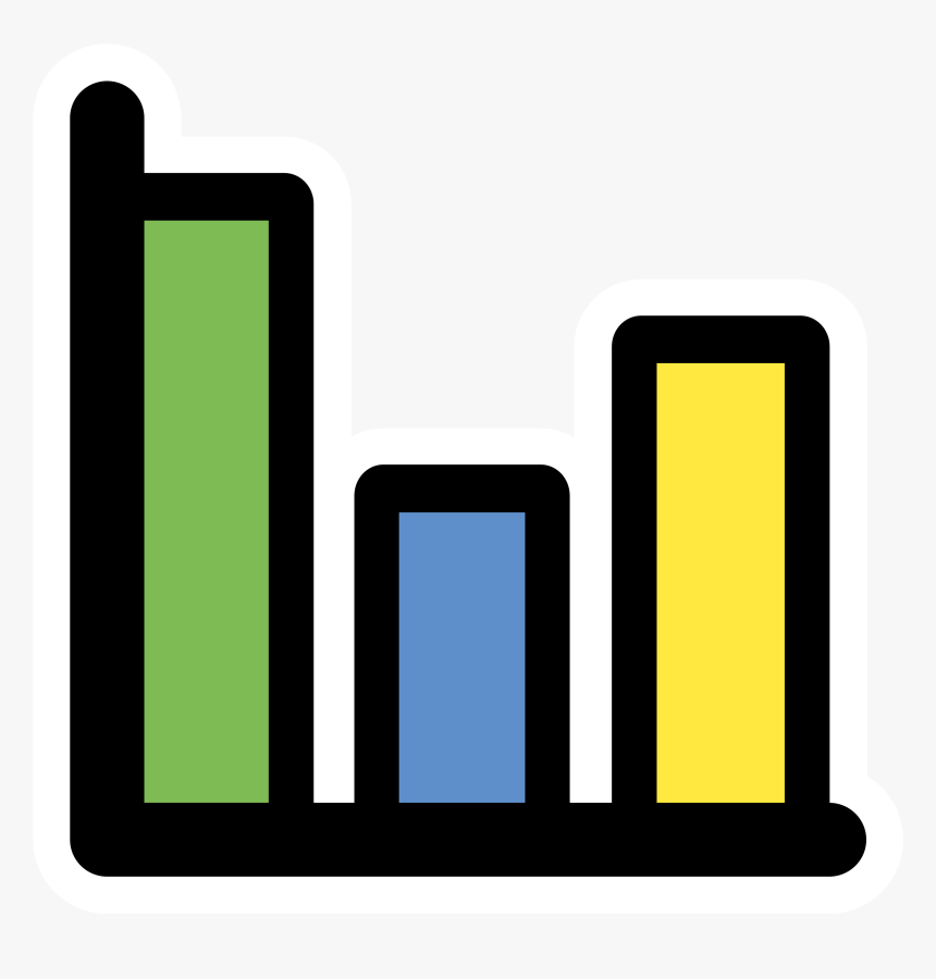 This Free Icons Png Design Of Primary Statistics , - Graphs Black And White, Transparent Png, Free Download