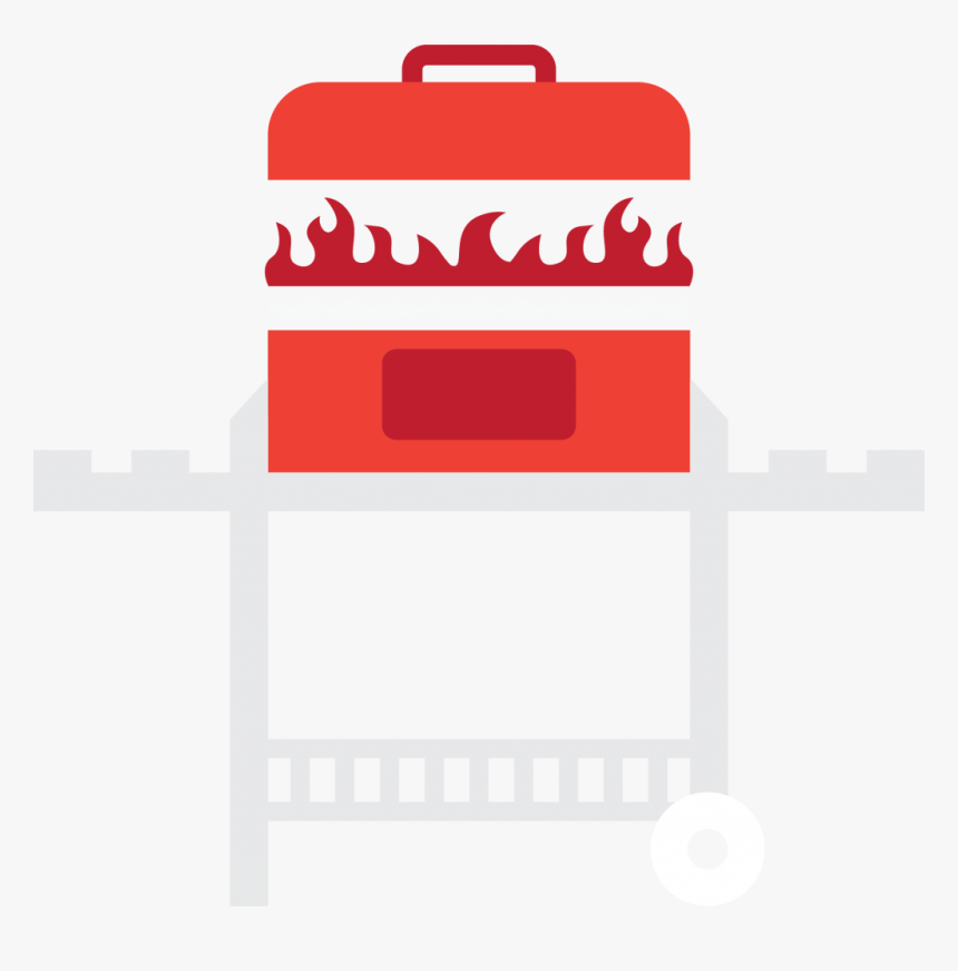 Grill With Flames Icon, HD Png Download, Free Download