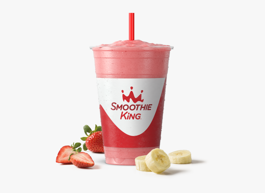 Sk Slim Angel Food With Ingredients - Smoothie King Strawberry Smoothie, HD Png Download, Free Download