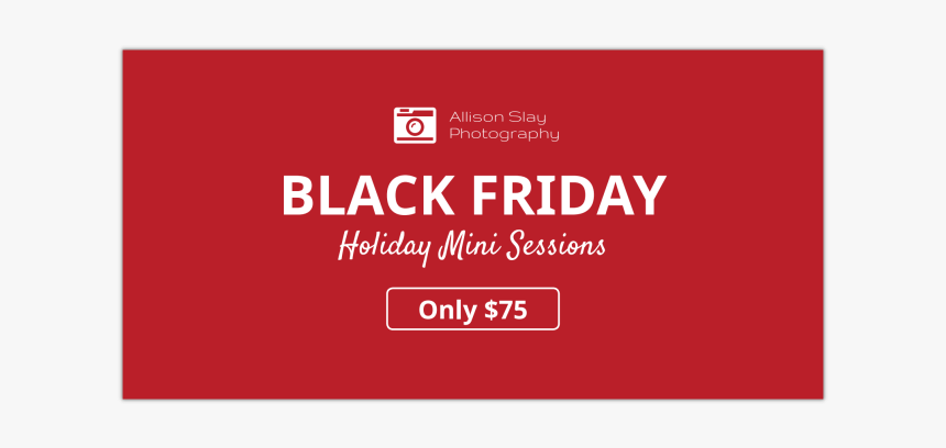 Black Friday Mini Session Twitter Post Template Preview - Printing, HD Png Download, Free Download