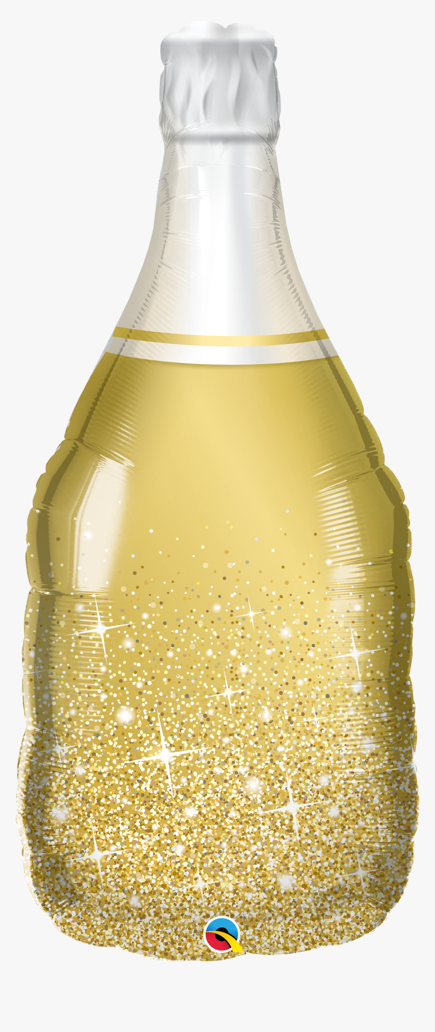 Qualatex Champagne Bottle Gold, HD Png Download, Free Download