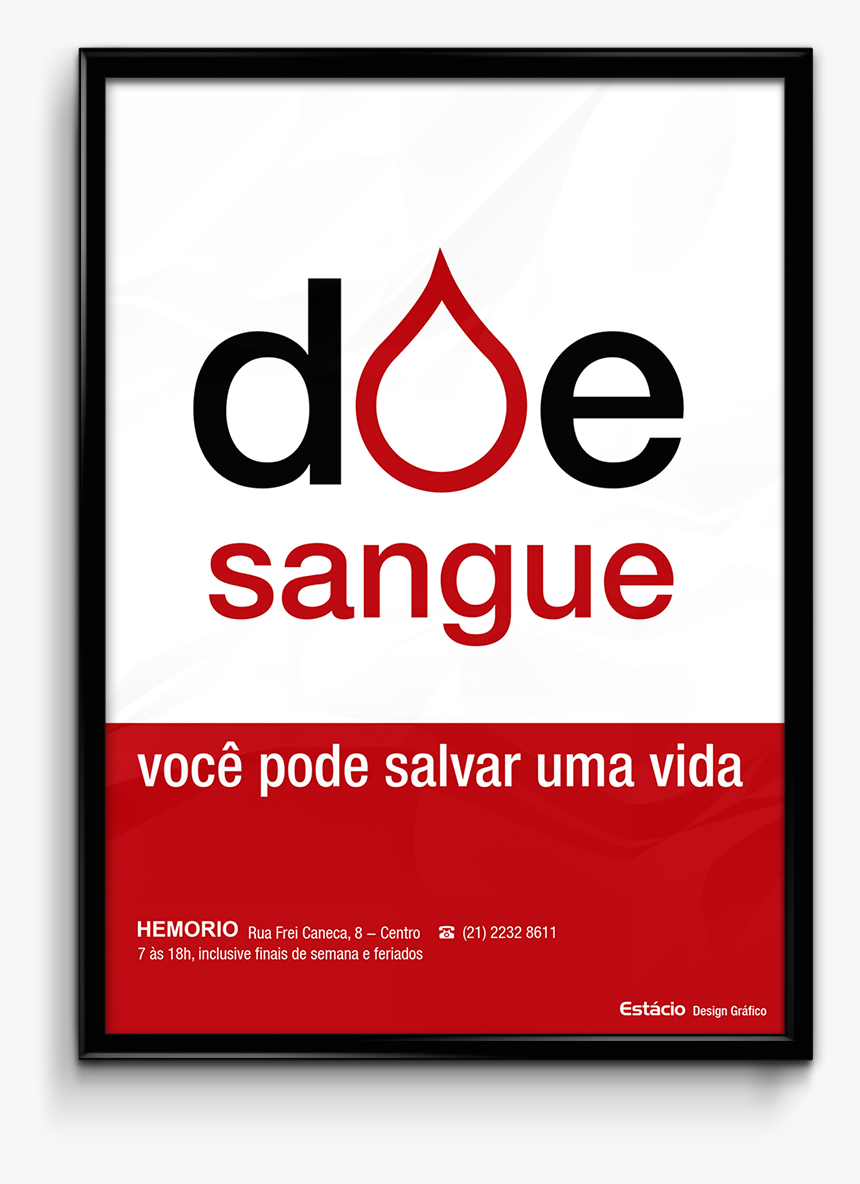 Cartaz De Campanha Doe Sangue, HD Png Download, Free Download