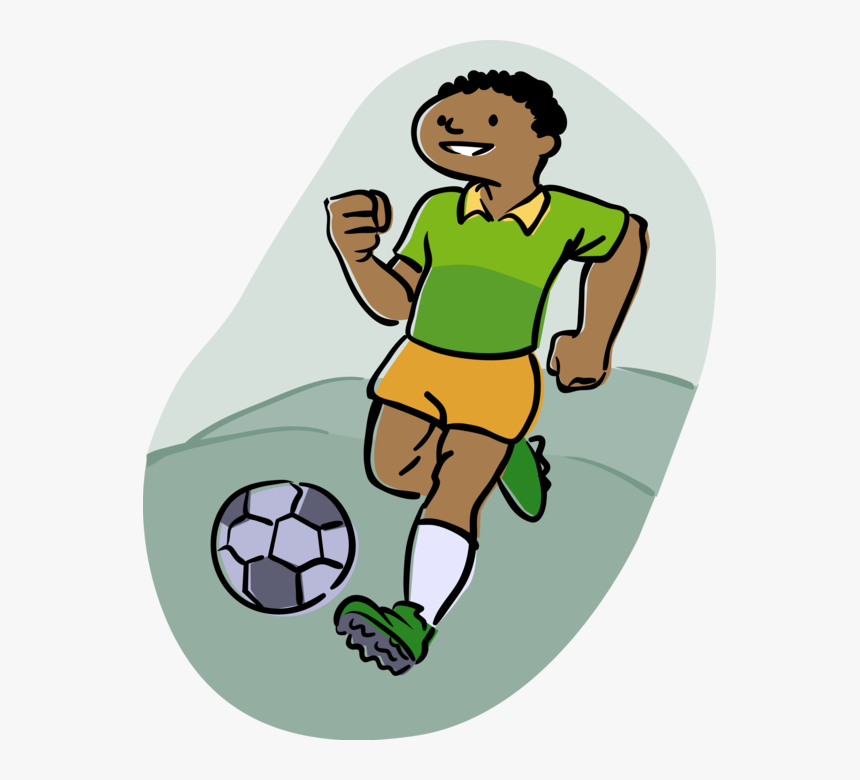 Vector Illustration Of Sport Of Soccer Football Player, HD Png Download, Free Download