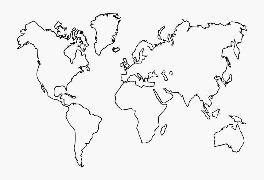 World Map Contour Png Transparent Png Kindpng