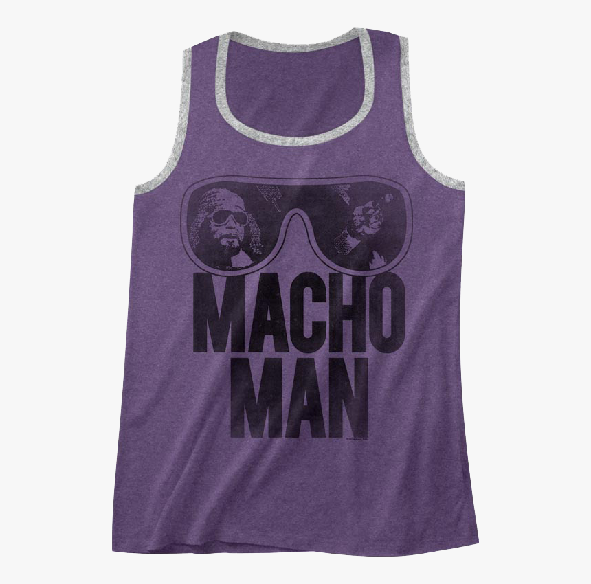 Purple Macho Man Randy Savage Tank Top - Active Tank, HD Png Download, Free Download