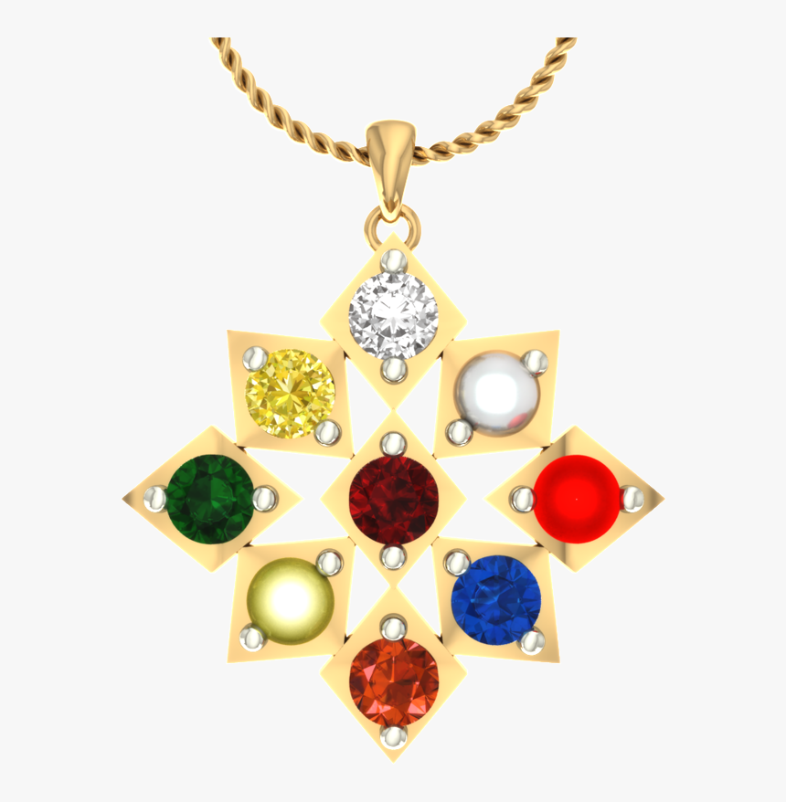 Gold Ornaments Chain Png , Png Download - Pendant Navratna Jewelry, Transparent Png, Free Download