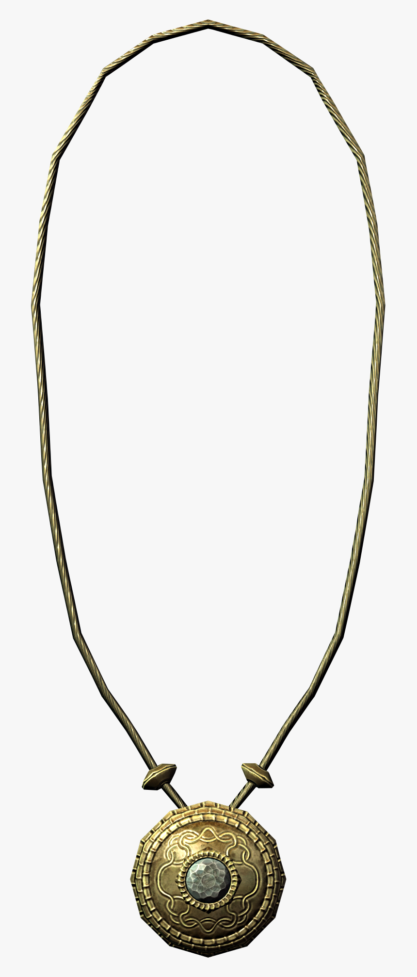 Elder Scrolls - Skyrim Gold Necklace, HD Png Download, Free Download