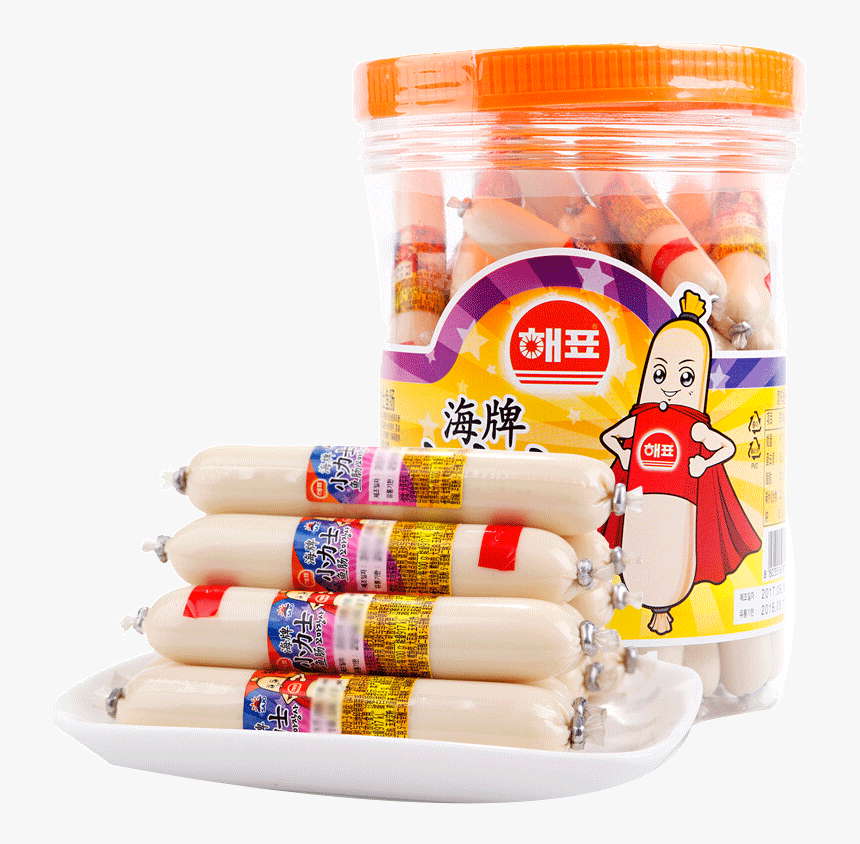 South Korea Imported Haixin Small Lux Fish Intestine - Sausage, HD Png Download, Free Download