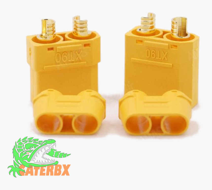 2 Pair Xt60 Xt 60 Pr Male Female Battery Connectors - Plastic, HD Png Download, Free Download