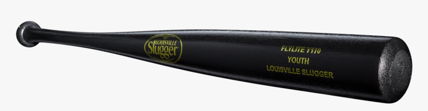 2019 Louisville Slugger Youth Flylite Y110 Black Baseball - Baseball Bat, HD Png Download, Free Download