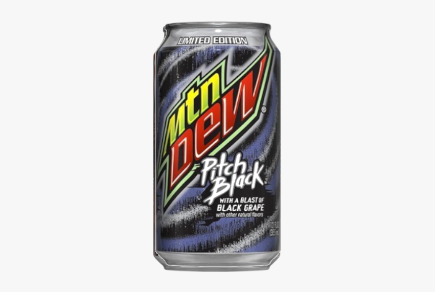 Mountain Dew Pitch Black Grape 355ml - Mountain Dew Pitch Black, HD Png Download, Free Download