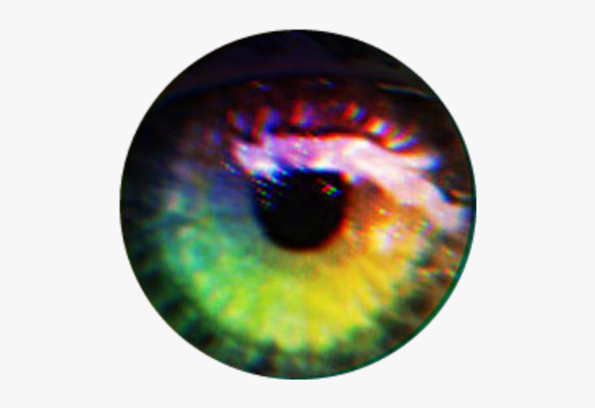 #eye #eyeball #eyes #pupil #rainbow #rainboweye #pupilsticker - Picsart Rainbow Eye, HD Png Download, Free Download