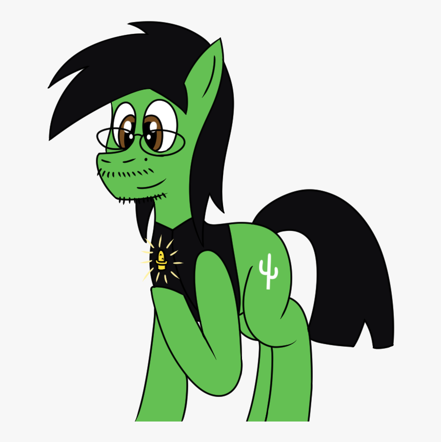 Bsalg93, Beard, Earth Pony, Glasses, Moustache, Oc, - Cartoon, HD Png Download, Free Download