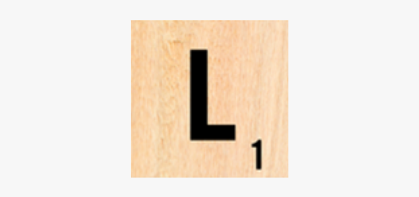 #scrabbleletter #scrabble #letter #l - Wood, HD Png Download, Free Download