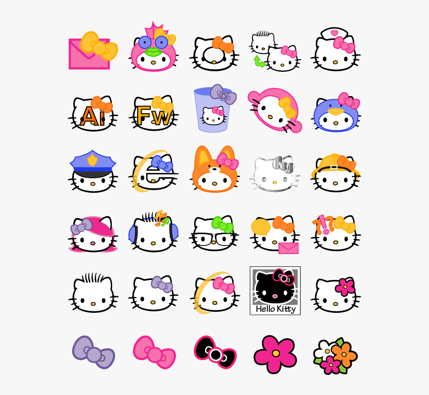 Hello Kitty Icon Hd Png Download Kindpng