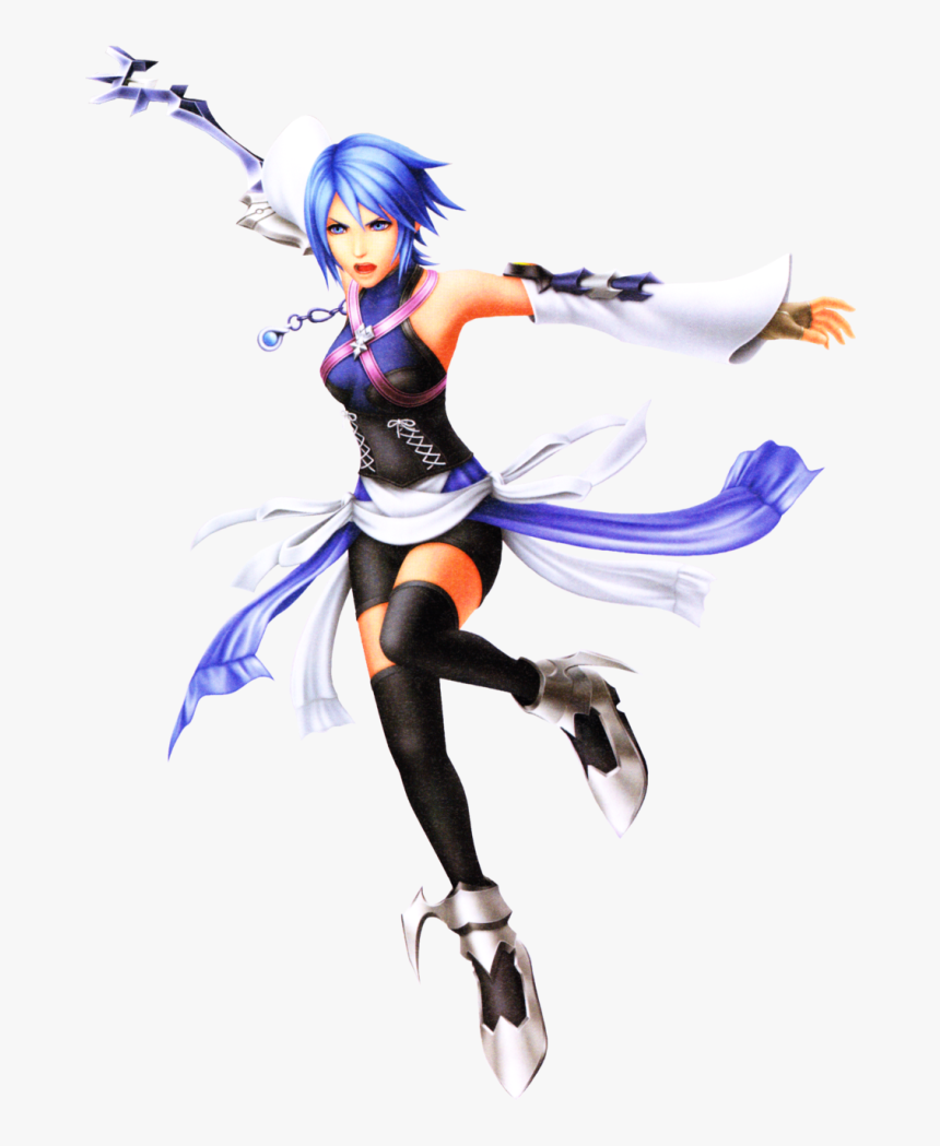 Aqua Khbbsfm - Kingdom Hearts Aqua Transparent, HD Png Download - kindpng