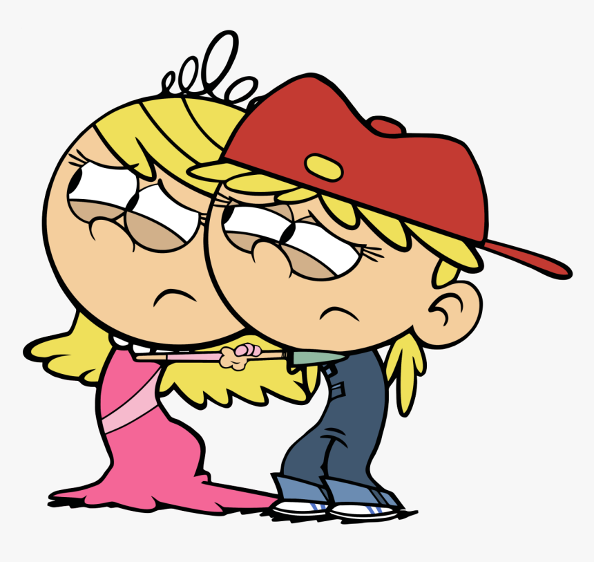 Scared Lola And Lana Loud House Lola Y Lana Hd Png Download Kindpng 1736
