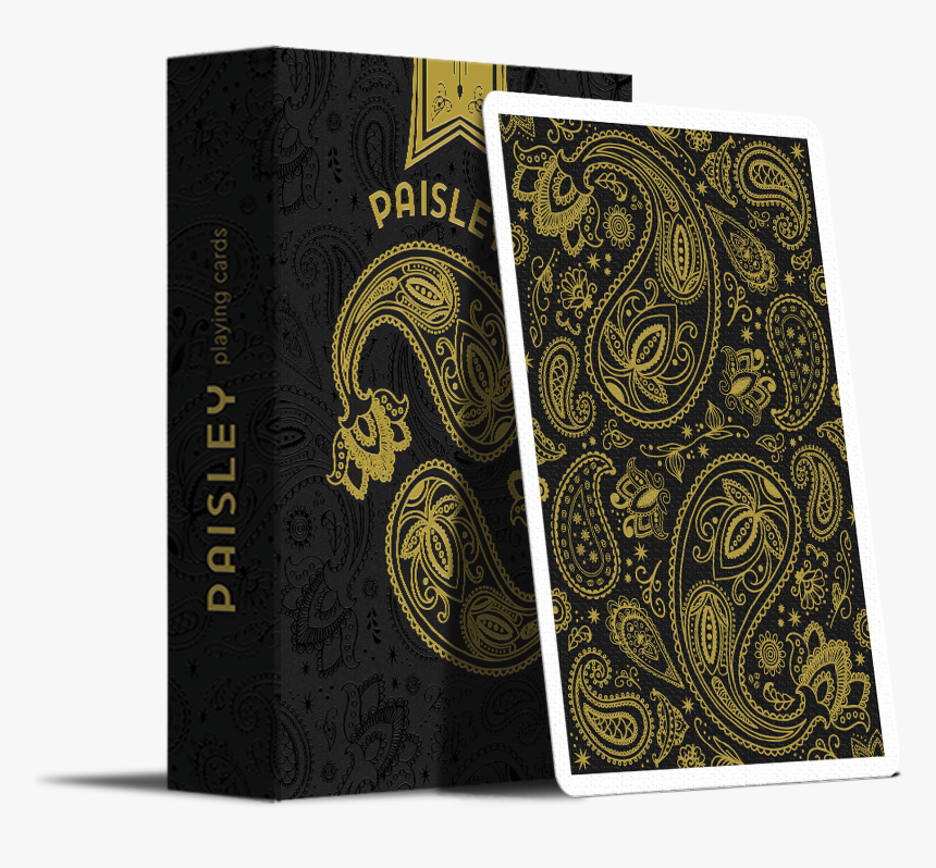 Paisley Playing Cards Gold, HD Png Download, Free Download