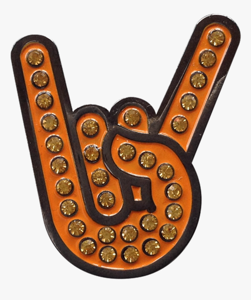 Hook "em Horns Gesture Ball Marker & Hat Clip - Illustration, HD Png Download, Free Download