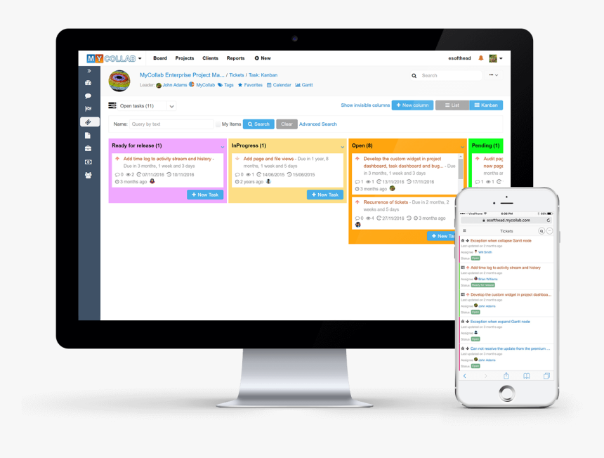 Kanban With Time Tracking, HD Png Download, Free Download